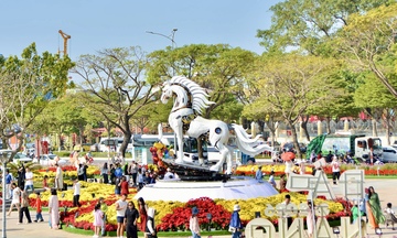 Rực rỡ đường hoa Tết Đà Nẵng 2026 