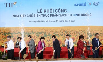 Tập đoàn TH khởi công nhà máy chế biến thực phẩm sạch 