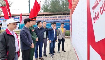 Đảo tiền tiêu Bạch Long Vĩ sẵn sàng cho ngày bầu cử sớm