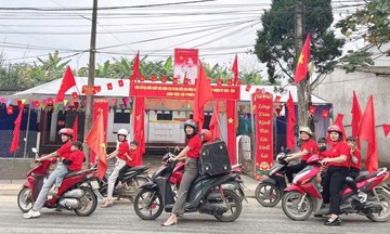 Lào Cai khí thế tưng bừng hướng về ngày bầu cử