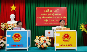 2,6 triệu cử tri tỉnh Gia Lai tham gia ngày hội non sông