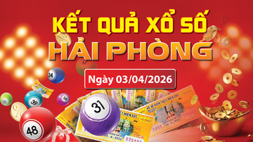 XSHP 3/4, trực tiếp kết quả xổ số Hải Phòng hôm nay 3/4/2026