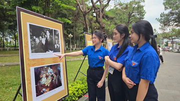 Ấn tượng không gian triển lãm 'Bác Hồ với các dân tộc Gia Lai'