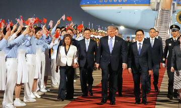 Tổng thống Donald Trump bắt đầu chuyến công du Trung Quốc