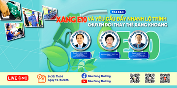 [LIVE] TỌA ĐÀM: Xăng E10 và yêu cầu đẩy nhanh lộ trình chuyển đổi thay thế xăng khoáng