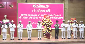 Bộ Công an công bố quyết định thành lập Công an thành phố Đồng Nai