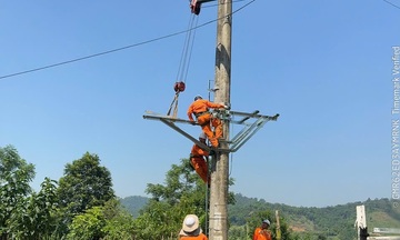 Thái Nguyên: Công nhân ngành điện bám lưới, giữ dòng điện thông suốt