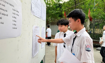 Đề Tiếng Anh thi lớp 10 Hà Nội phân hóa cao, bám sát chương trình học