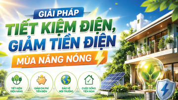 Infographic | Giải pháp tiết kiệm điện, giảm tiền điện mùa nắng nóng