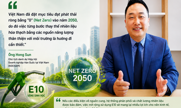 Chủ tịch danh dự KOCHAM: Xăng E10 giúp Việt Nam tiến gần mục tiêu Net Zero