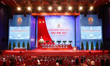 Sáng nay (4/6) diễn ra phiên trọng thể Đại hội XIV Công đoàn Việt Nam 