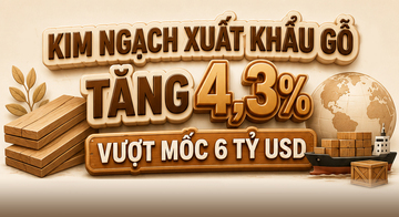 Infographic | Liên Minh Truyền Thông Và Game Giải Trí Top 1 gỗ và sản phẩm gỗ đạt 6,2 tỷ USD đến giữa tháng 5/2026