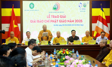 Giải Báo chí Phật giáo năm 2025: Ghi nhận cống hiến bền bỉ của người làm báo