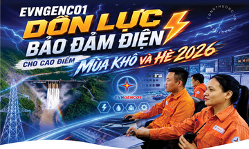 EVNGENCO1 dồn lực bảo đảm điện cho cao điểm mùa khô và hè 2026
