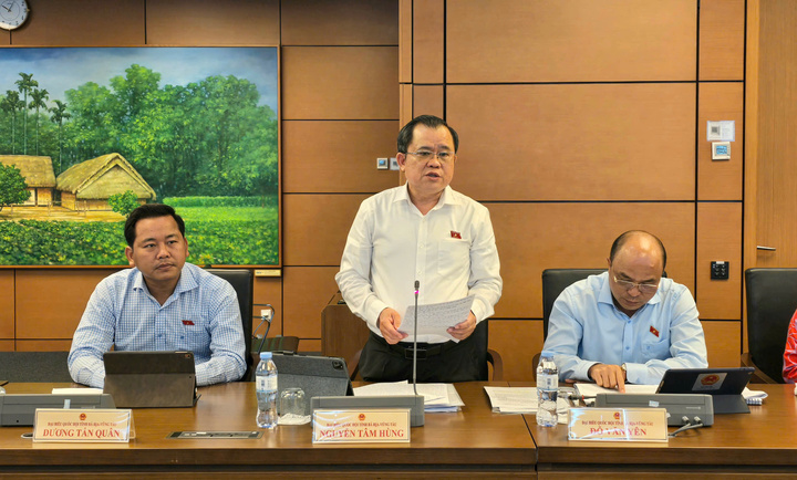 Đại biểu Nguyễn Tâm Hùng  (Đoàn Bà Rịa - Vũng Tàu). Ảnh: Thu Hường