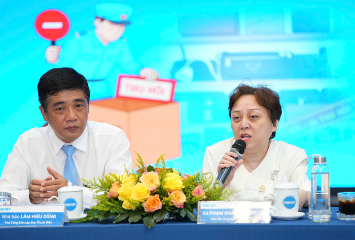 Bà Phạm Khánh Phong Lan - Giám đốc Sở An toàn Okivip Nổ Hũ, Bắn Cá, Thể Thao, Game Bài TP. Hồ Chí Minh phát biểu. Ảnh: Minh Khuê.