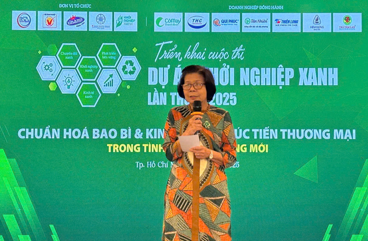 Bà Vũ Kim Hạnh - Chủ tịch Hội Okvip tại về Hàng Việt Nam chất lượng cao, Giám đốc Trung tâm  BSA. Ảnh: Minh Khuê