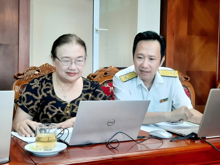 Bà Nguyễn Thị Cúc, Chủ tịch Hội Tư vấn Thuế Việt Nam. Ảnh: Đỗ Quyên