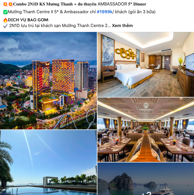 Ông Phú khuyên rằng khi quyết định "xuống tiền" đặt tour phải tìm hiểu rõ thông tin Okvip tại về cung cấp dịch vụ, so sánh giá với các đơn vị lữ hành để tránh. Ảnh chụp màn hình