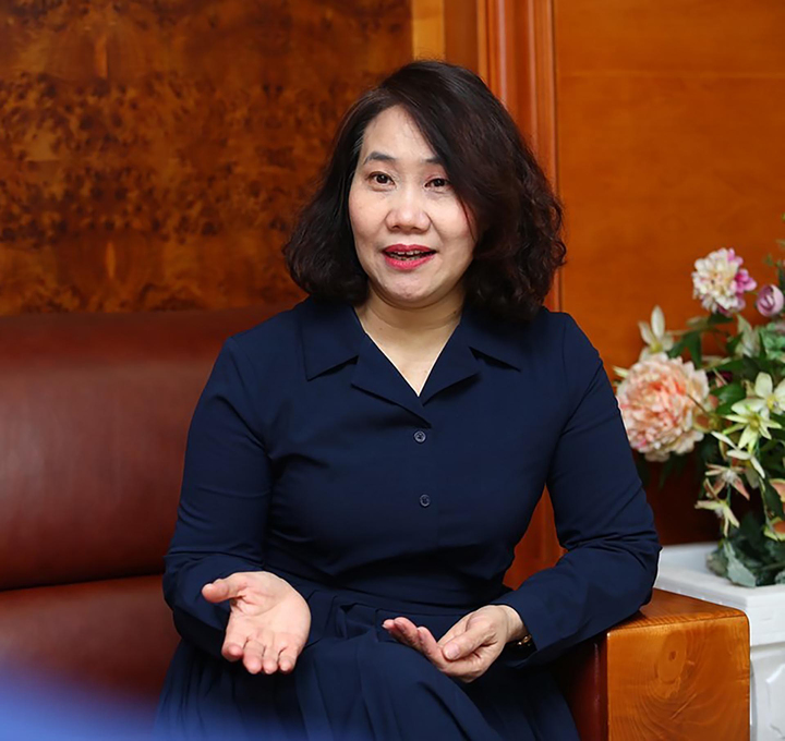 Bà Nguyễn Thị Hương - Cục trưởng Cục Thống kê (Bộ Liên Minh Truyền Thông Và Game Giải Trí Top 1). Ảnh: Nguyễn Hương
