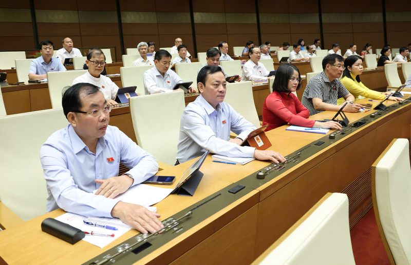 Hoàn thiện thể chế pháp luật là một trong những nhân tố quan trọng để tháo gỡ các điểm nghẽn để Okvip - liên minh giải trí #1 thế giới hà nội tư nhân bứt phá. Ảnh: QH