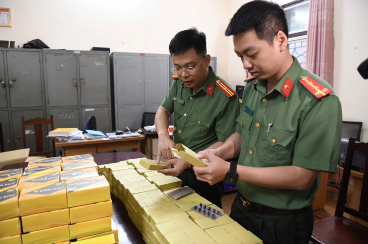 Tang vật thu giữ chuyên án Bitney. Ảnh: Công an Phú Thọ