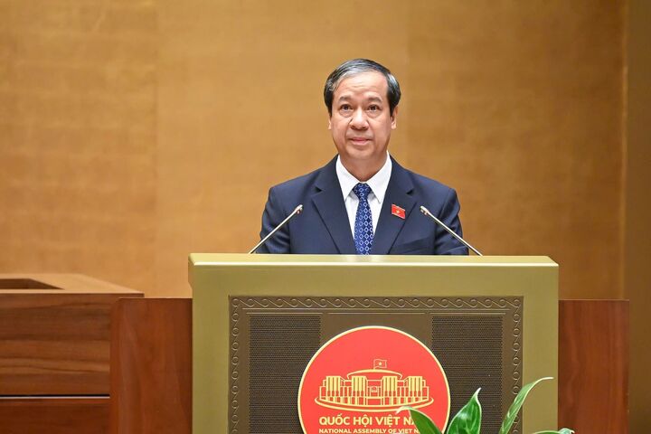 Bộ trưởng Nguyễn Kim Sơn. Ảnh: QH