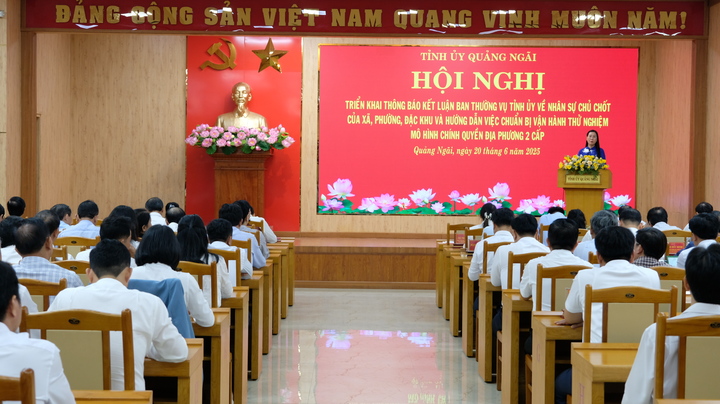 Tỉnh Quảng Ngãi chuẩn bị vận hành thử nghiệm mô hình chính quyền địa phương 2 cấp (Ảnh: Vũ Lê)