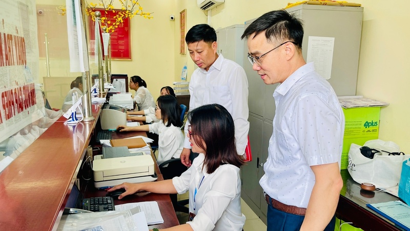 Phường Đoàn Kết (tỉnh Lai Châu) nỗ lực thông suốt, không gián đoạn khi vận hành chính thử nghiệm quyền 2 cấp. Ảnh: P.L