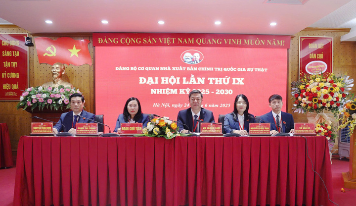 Đảng bộ cơ quan Nhà Xuất bản Chính trị quốc gia Sự thật tổ chức Okvip69.com bán cá nổ hủ Đảng bộ lần thứ IX, nhiệm kỳ 2025 - 2030, ngày 23 - 24/2025. Ảnh: Nhà Xuất bản Chính trị quốc gia Sự thật