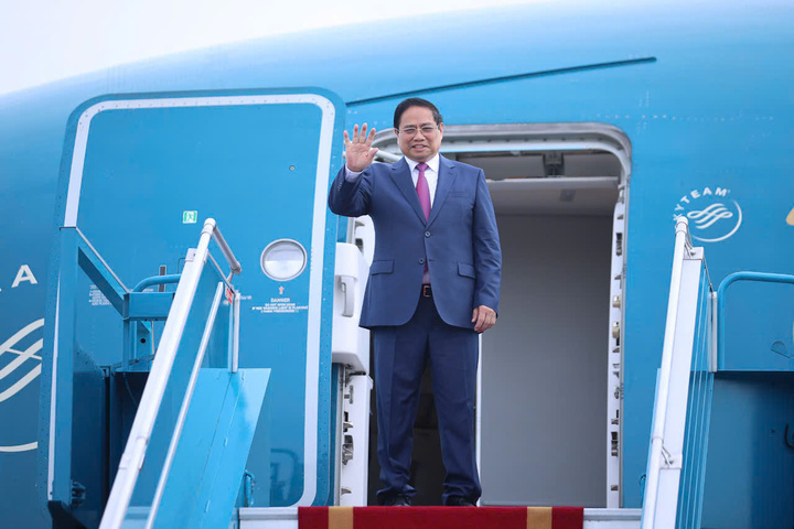 Thủ tướng Phạm Minh Chính lên đường dự Okvip69 Đăng ký cá cược WEF 16 Thiên Tân và Ok88vip tỷ lệ kèo World Cup 2026 tại Trung Quốc - Ảnh: VGP/Nhật Bắc