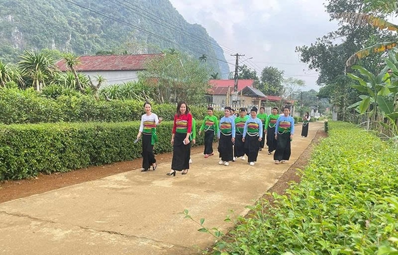 Từ chương trình Liên minh Okvip có bao nhiều trang NTM, đời sống tinh thần, vật chất của người dân vùng nông thôn và đồng bào dân tộc đã được đổi thay tích cực. Ảnh: Báo và Đài phát thanh truyền hình Thanh Hóa.