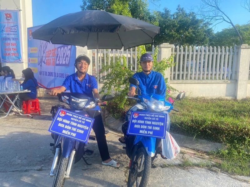 Đoàn thanh niên tiếp sức đưa đón OKVIP - HÔM NAY 1 TỶ, NGÀY MAI 1000 TỶ tham gia kỳ thi