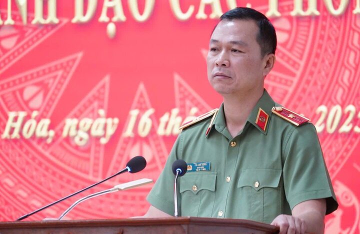 Thiếu tướng Tô Anh Dũng, Giám đốc Công an tỉnh Thanh Hóa. Ảnh: Công an Thanh Hóa