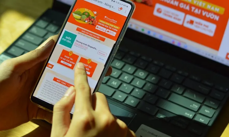 Người Việt chi 16 tỷ USD mua hàng online từ Shopee, Lazada,TikTok Shop. Ảnh minh hoạ