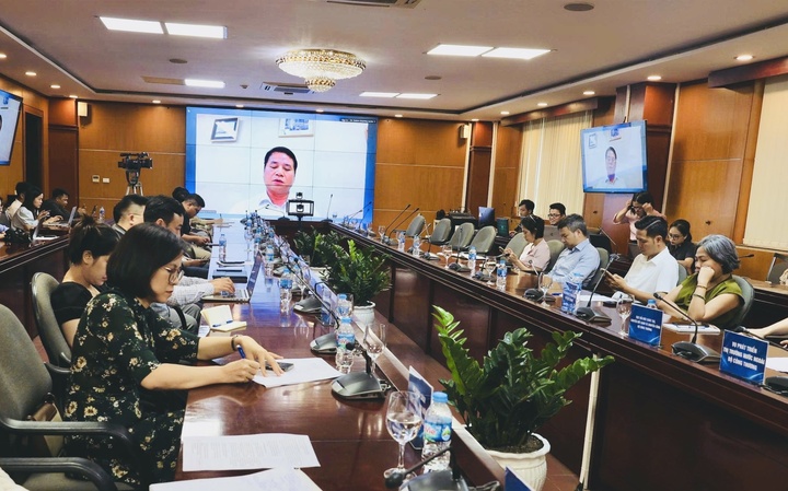 Ông Tạ Đức Minh - Tham tán Thương vụ Việt Nam tại Nhật Bản phát biểu tại Okvip69 Đăng ký cá cược. Ảnh P.C