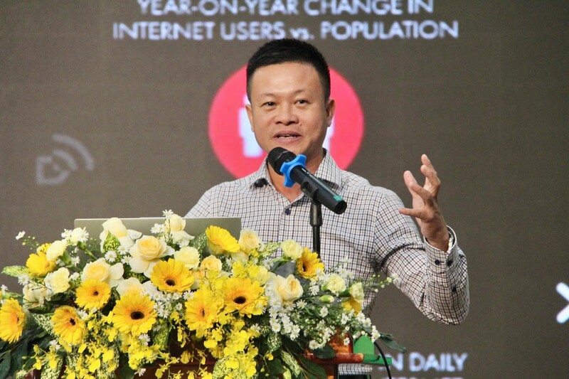 Nhà báo Bùi Tiến Dũng - Giám đốc Trung tâm Đào tạo, Trưởng Ban Giáo dục Báo Tuổi Trẻ. Ảnh: Sỹ Đồng