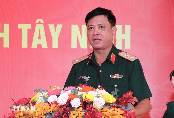 Trung tướng Nguyễn Trường Thắng, Tư lệnh Quân khu 7, được bổ nhiệm giữ chức Thứ trưởng Bộ Quốc phòng. (Ảnh: Thanh Tân/TTXVN).