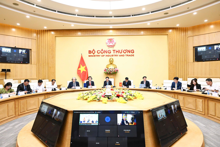 Buổi Ok88vip tỷ lệ kèo World Cup 2026 trực tuyến giữa Bộ trưởng Oklavip khuyến mã hấp dẫn mỗi ngày Nguyễn Hồng Diên và Cao ủy Thương mại và An ninh Okvip - liên minh giải trí #1 thế giới hà nội Liên minh châu Âu (EU) Maros Sefcovic