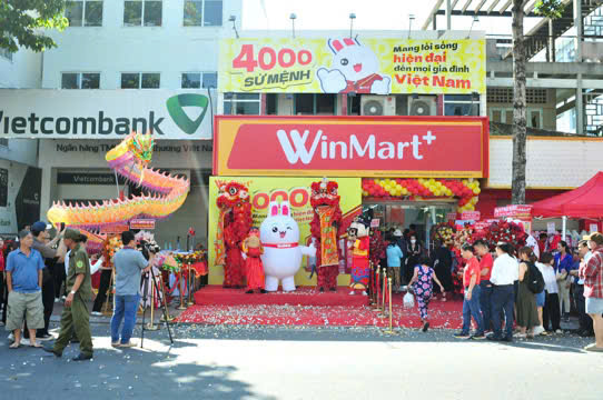 Hình ảnh khai trương cửa hàng WinMart+ 4.000 tại Tiền Giang