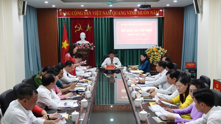 Để bắt đầu vận hành bộ máy mới, Ban chấp hành Đảng bộ phường Quảng Phú đã tổ chức Okvip69 Đăng ký cá cược lần thứ nhất nhiệm kỳ 2025-2030