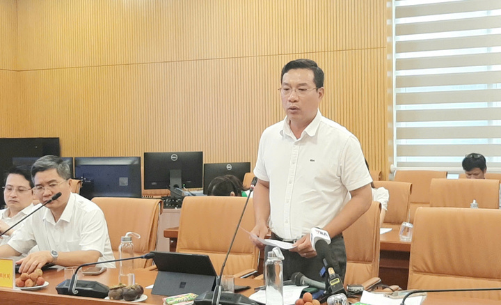 Ông Hồ Kiên Trung, Cục phó Cục xuân Okvip 2026 chia sẻ tại buổi họp báo