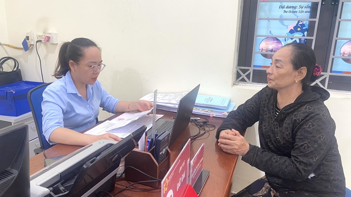 Bà Nguyễn Thị Sứ, ở khu 4, đặc khu Cô Tô, tỉnh Quảng Ninh làm thủ tục hành chính về đất đai