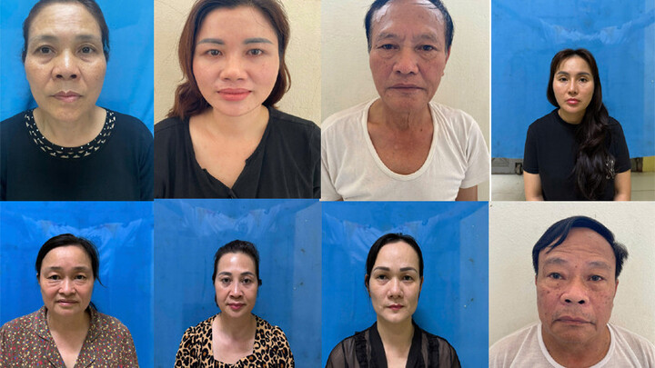 Văn phòng Cơ quan Cảnh sát điều tra Công an tỉnh khởi tố 08 đối tượng về tội “Mua bán trái phép hóa đơn”. Ảnh: Công an Thanh Hóa