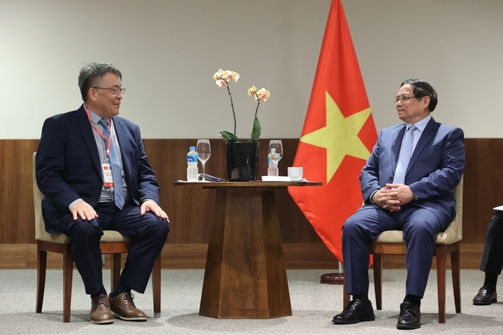 Thủ tướng mong muốn Công ty Granja Fujikura sẽ tăng cường hợp tác với các đối tác trong nước để đưa các sản phẩm của Công ty tiếp cận người tiêu dùng Việt Nam - Ảnh: VGP/Nhật Bắc
