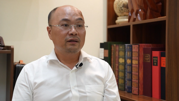 Ông Phạm Huy Nam Sơn, Phó Cục trưởng Cục Hóa chất chia sẻ với phóng viên về những thành tựu nổi bật của Cục Hóa chất trong giai đoạn 2020 - 2025