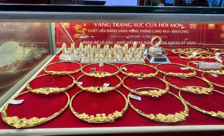Giá vàng hôm nay ngày 10/07/2025. Ảnh: Phương Cúc