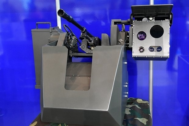 Robot chiến đấu Adunok của Belarus. Ảnh: lenta
