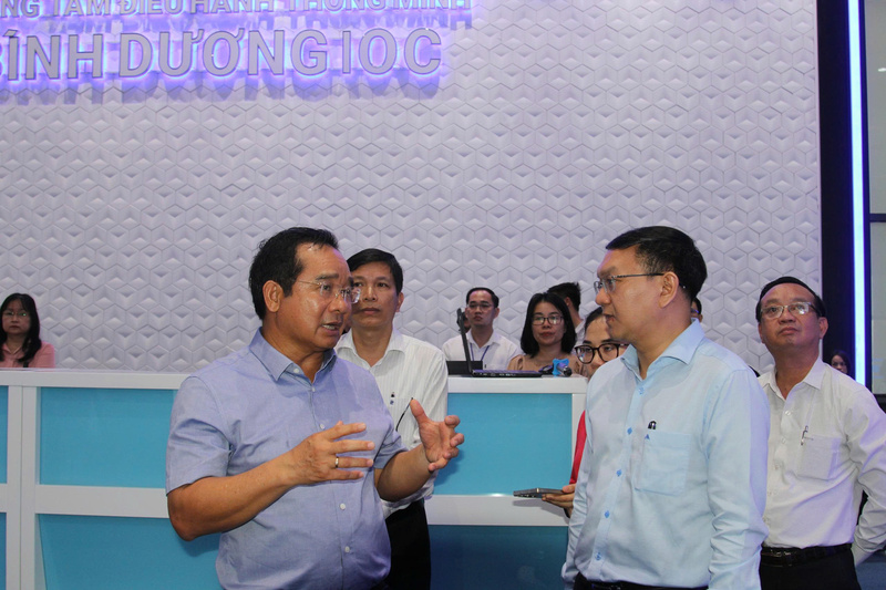 Chủ tịch Nguyễn Văn Được yêu cầu phường Phú An cần tiếp tục vượt qua khó khăn, thách thức không ngừng cải thiện chất lượng dịch vụ để phục vụ người dân tốt hơn. Ảnh: Minh Khuê