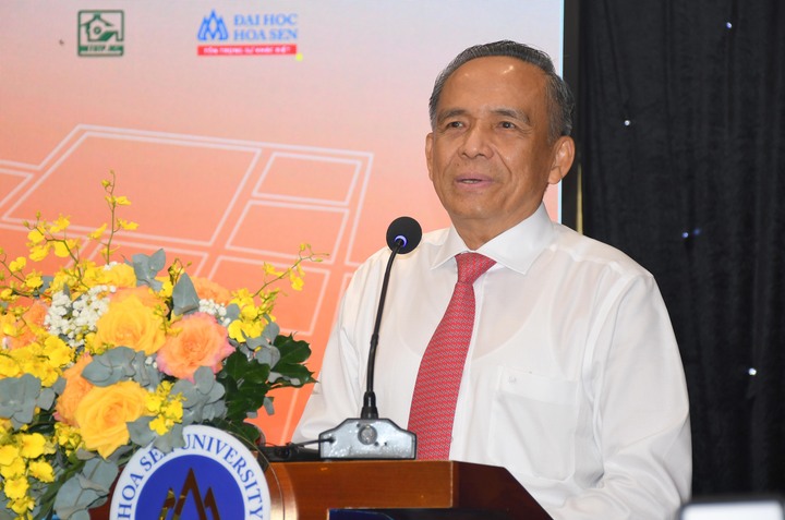 Ông Lê Hoàng Châu, Chủ tịch Hiệp hội Bất động sản TP. Hồ Chí Minh. Ảnh: Minh Khuê.